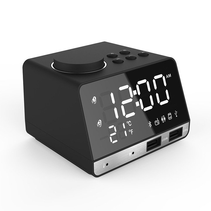 Boxa portabila TOPROAD High Power 10W HIFI, Bluetooth 4.2, Radio FM, Subwoofer, Rosu