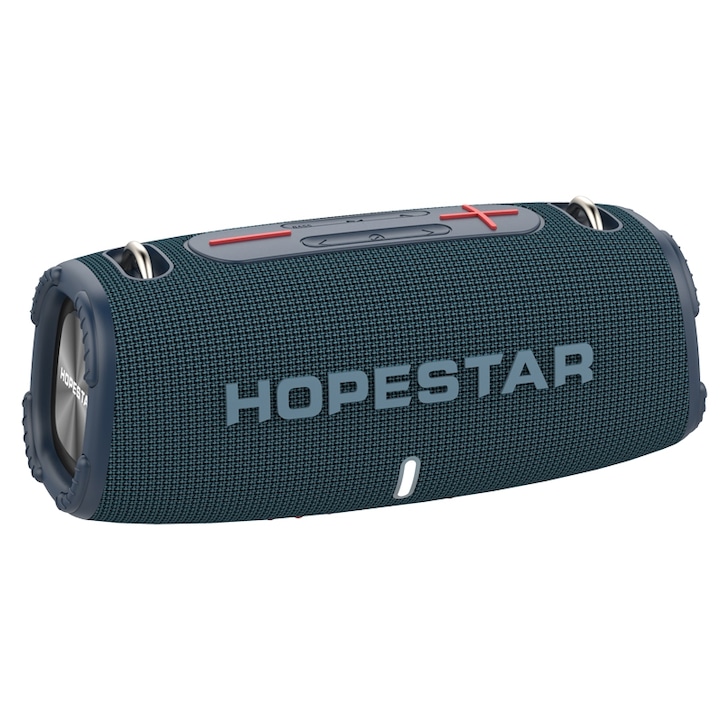 Boxa portabila HOPESTAR H50, IPX6, Autonomie 10 ore, 2000mAh, Bluetooth, albastru