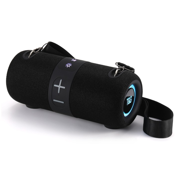 Boxa portabila WK Beluga D17 Lyrics, Bluetooth 5.0, Putere 20W, Autonomie 10 ore, Bej