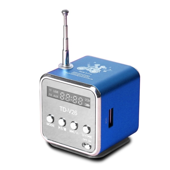 Boxa portabila Bluetooth, T&G TG166 Mini, 5W Putere de Iesire, rezistent la apa, wireless, maro
