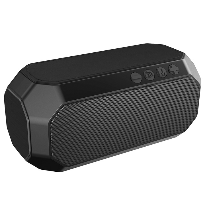 Boxa portabila NewRixing NR-4000, 20W RMS, IPX6, Autonomie 12 ore, Bluetooth 5.0, Negru