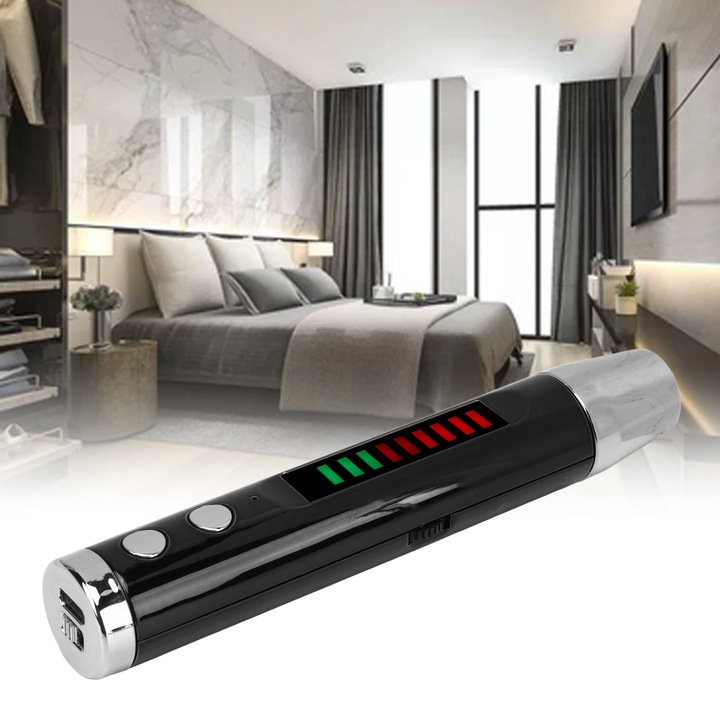 Detector wireless de camere, Mmgoqqt, functii multiple, detectie infrarosu, 10m, alimentat cu acumulator