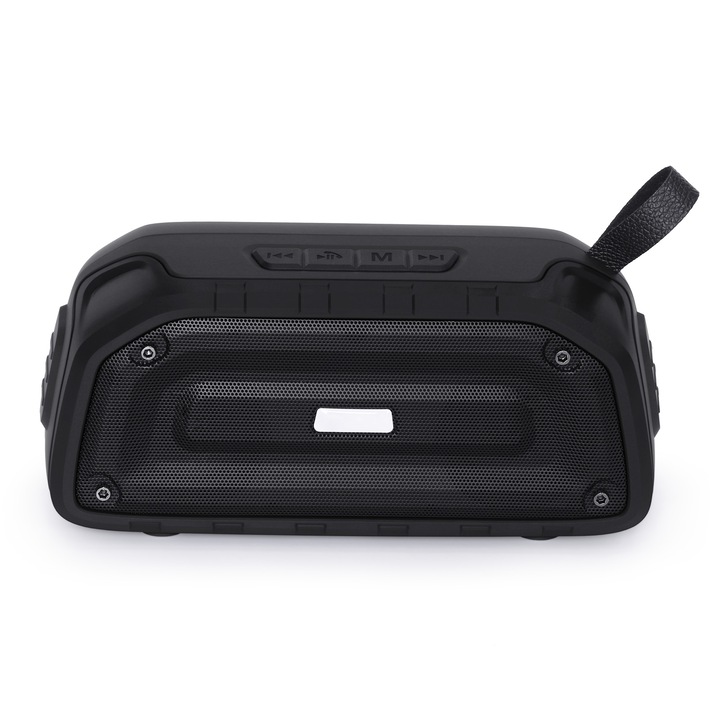 Boxa portabila Rixing NR-906 TWS, Bluetooth, Apeluri hands-free, Radio FM, Manere, Negru
