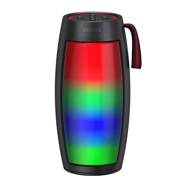 Boxa portabila T&G TG113, Subwoofer, Waterproof, Bluetooth 5.0, Autonomie 10 ore, Rosu