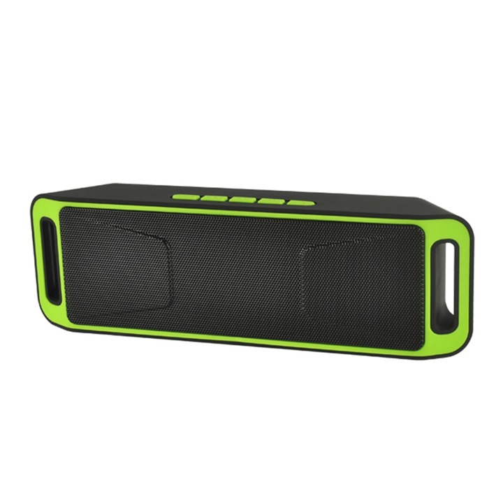 Boxa portabila Bluetooth, rezistenta la apa pentru exterior, Bluetooth 50, Audio Hi-Fi, verde