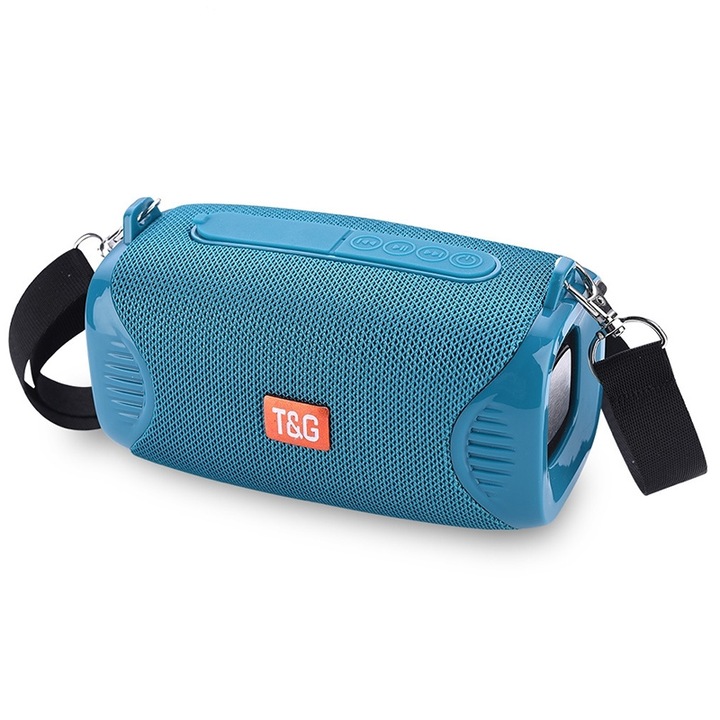 Boxa portabila T&G TG532, 10W, Bluetooth, Waterproof, Radio FM, Rosu