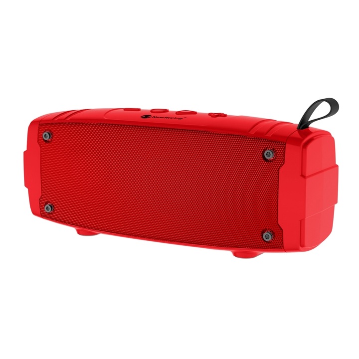 Boxa portabila NewRixing NR-3020, TWS Stereo, Rezistent la apa/praf/socuri, Rosu
