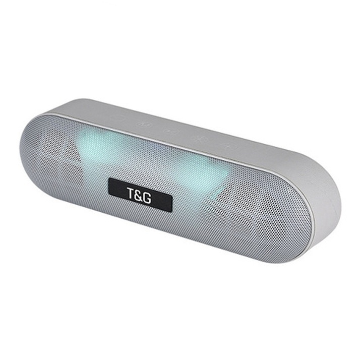 Boxa portabila BS56 LED Subwoofer TWS Wireless Bluetooth, Negru