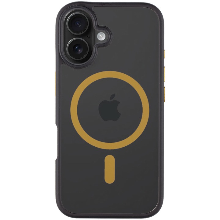 Husa de protectie Tactical MagForce Hyperstealth 2.0 pentru iPhone 16, Negru/Galben