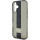 Предпазен калъф Guess IML Middle 4G Stripe за iPhone 16, Черен