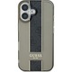 Предпазен калъф Guess IML Middle 4G Stripe за iPhone 16, Черен