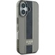 Предпазен калъф Guess IML Middle 4G Stripe за iPhone 16, Черен