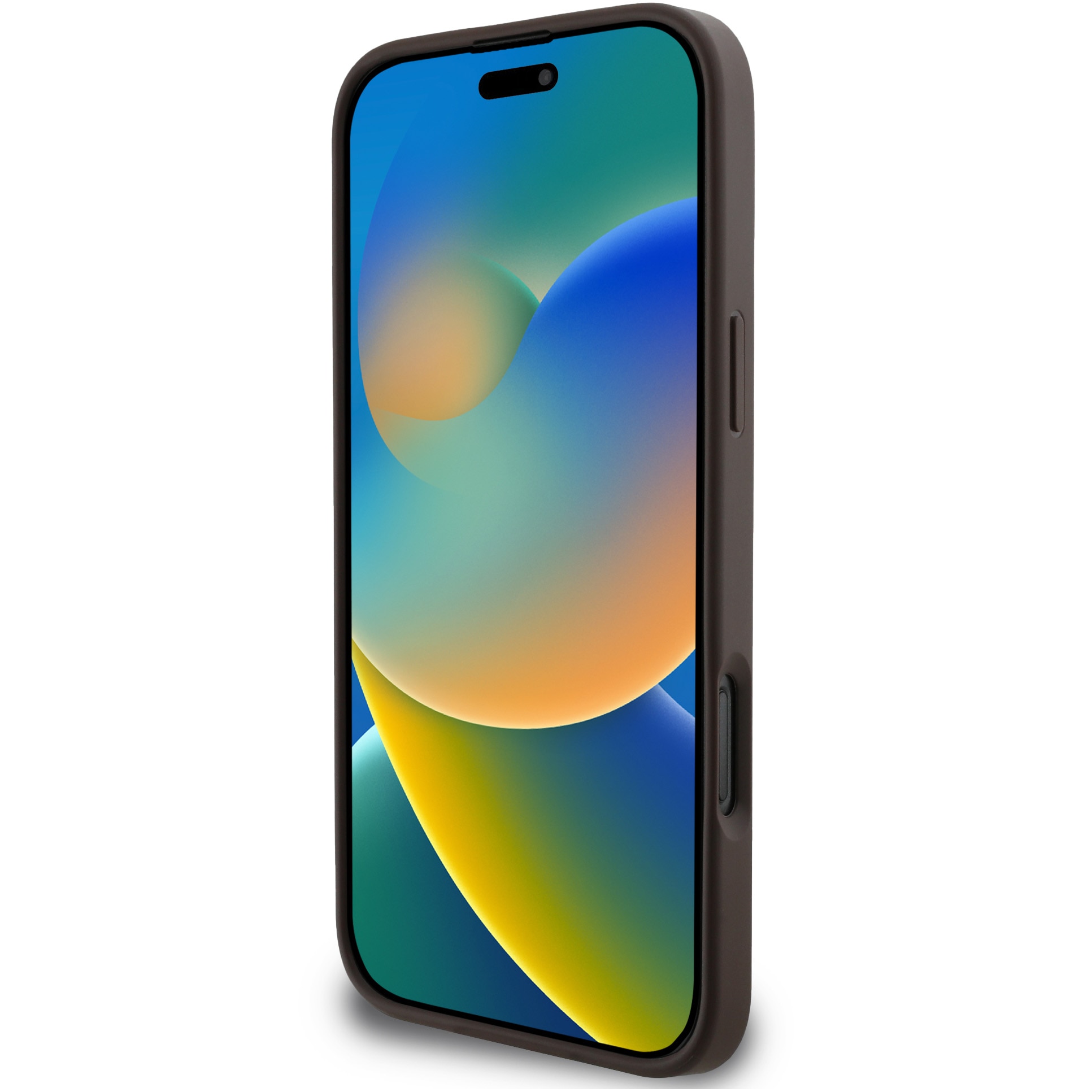 Husa de protectie Guess PU 4G Metal Logo pentru iPhone 16 Pro Max, Maro