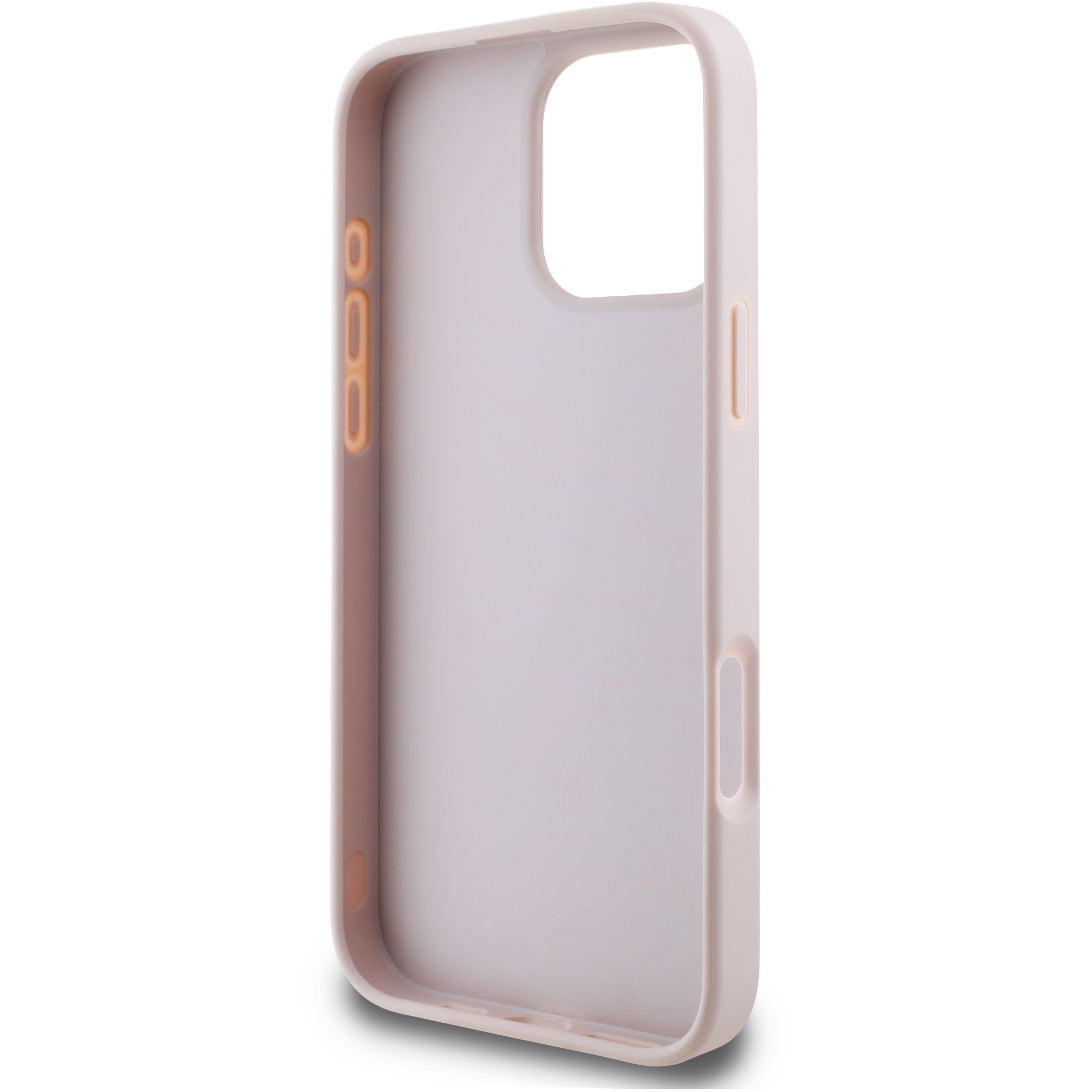 Husa de protectie Guess PU 4G Metal Logo pentru iPhone 16 Pro Max, Roz