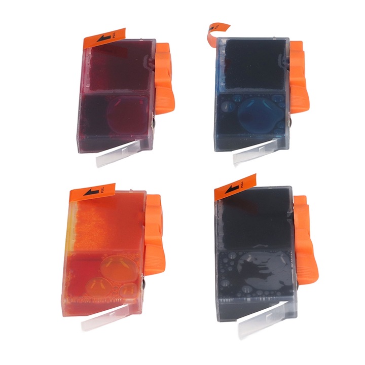 Set cartuse cerneala Jormftte, BK C M Y, pentru imprimante Deskjet Ink Advantage 4615 5525 3525 6525 4625