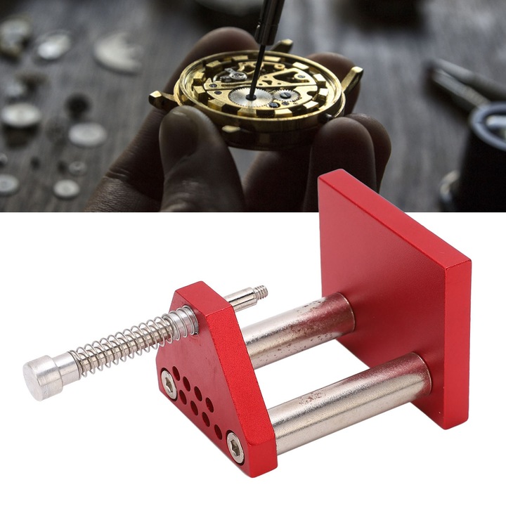 Jormftte órajavító szerszámkészlet, piros, ötvözött acél