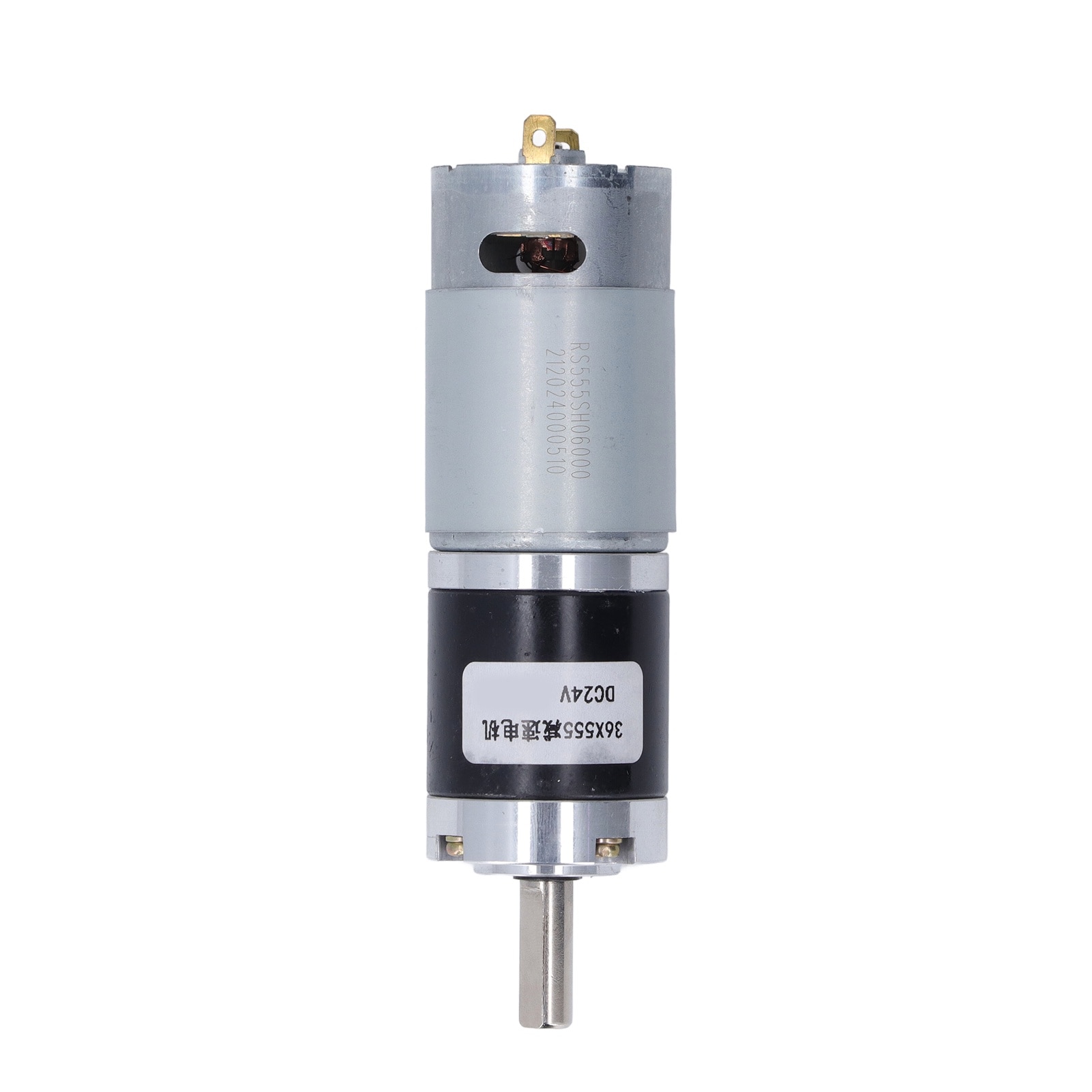 Motor cu rotite din metal Jormftte, DC24V, 700mA, 6.4W, functie CW