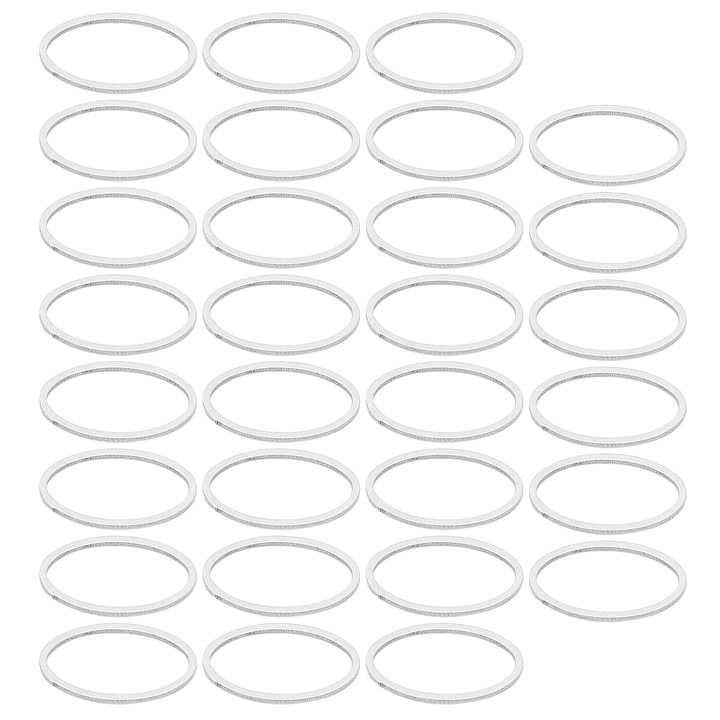 Set 30x rame pendule ovale pentru bijuterii, accesorii pentru crafturi cu rasina, multicolor