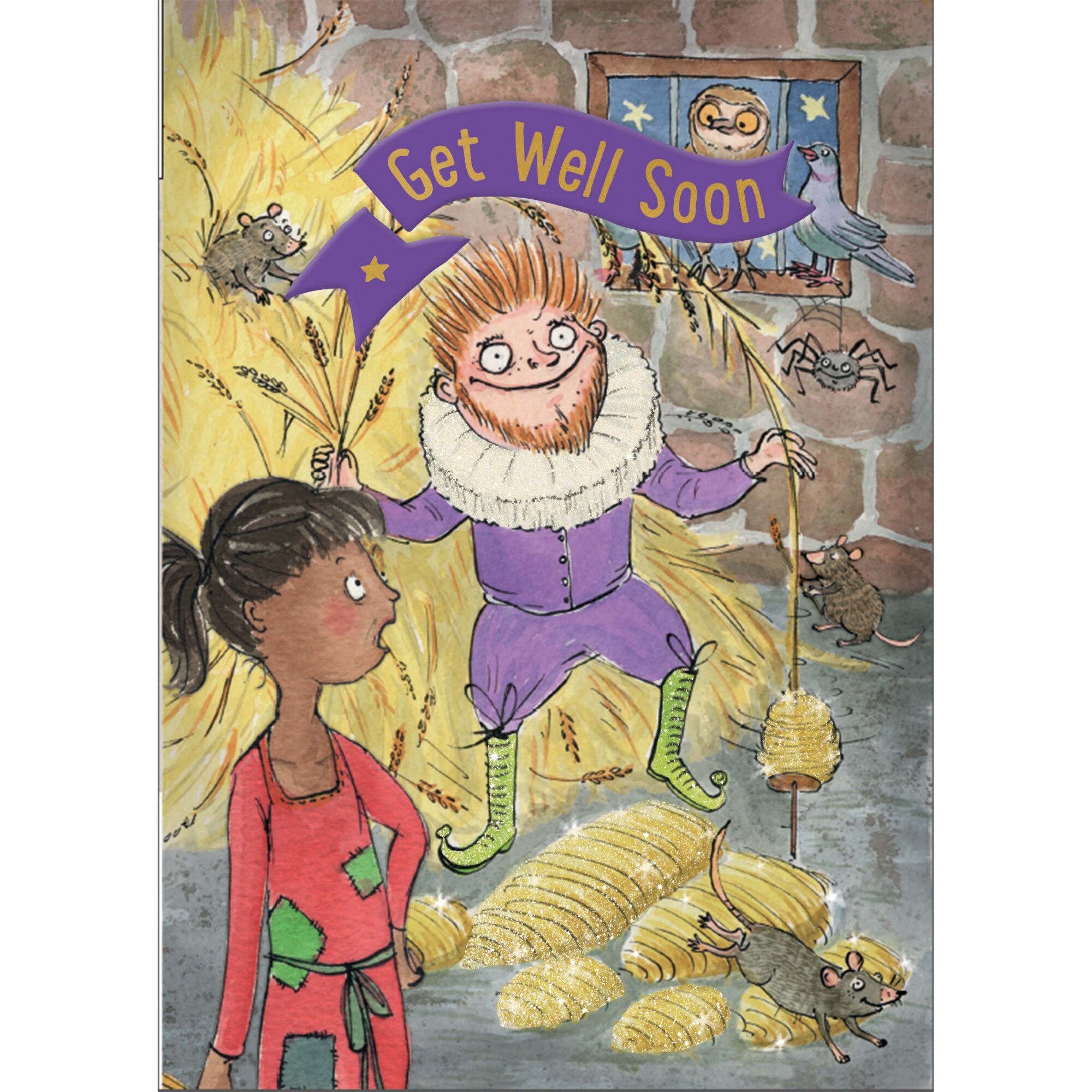 Felicitare cu poveste - Get well soon