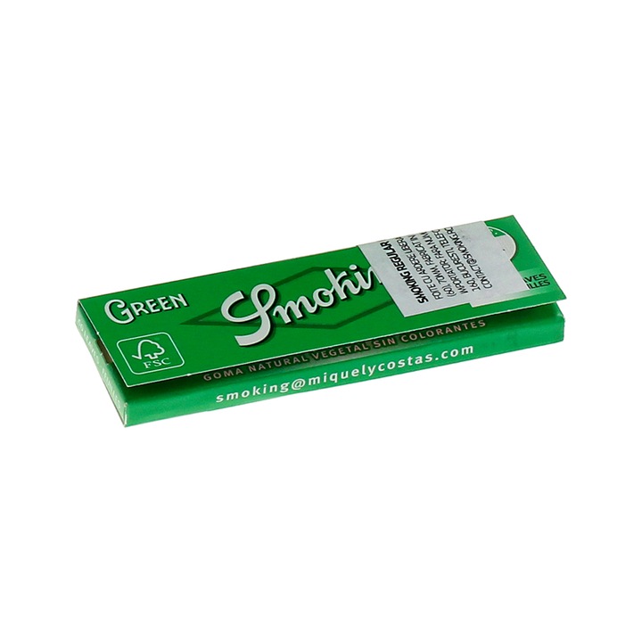 Foite Rulat Smoking Regular Green, o bucata