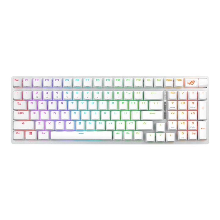 Безжична геймърска клавиатура ASUS ROG Strix Scope II 96 RX, Черен, Wireless