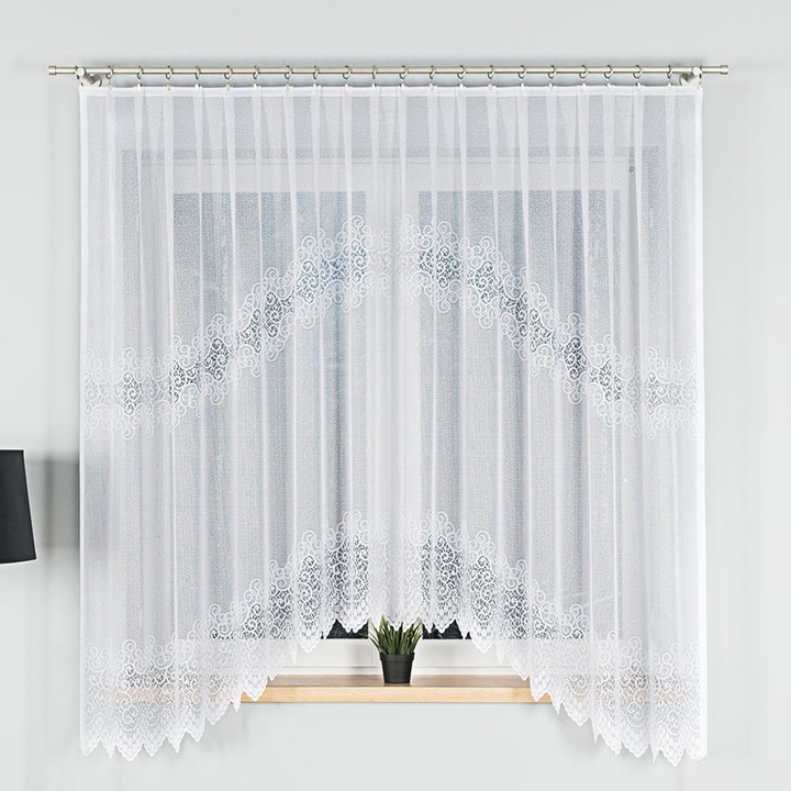 Perdea, Markizeta, poliester, 300x180cm, alb