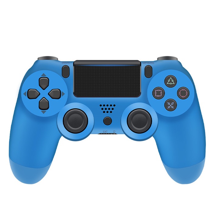 OEM Vezeték nélküli kontroller, ultraprecíz, ergonomikus kialakítás, kék, USB kábellel, PlayStation 4/PC/Switch konzolhoz