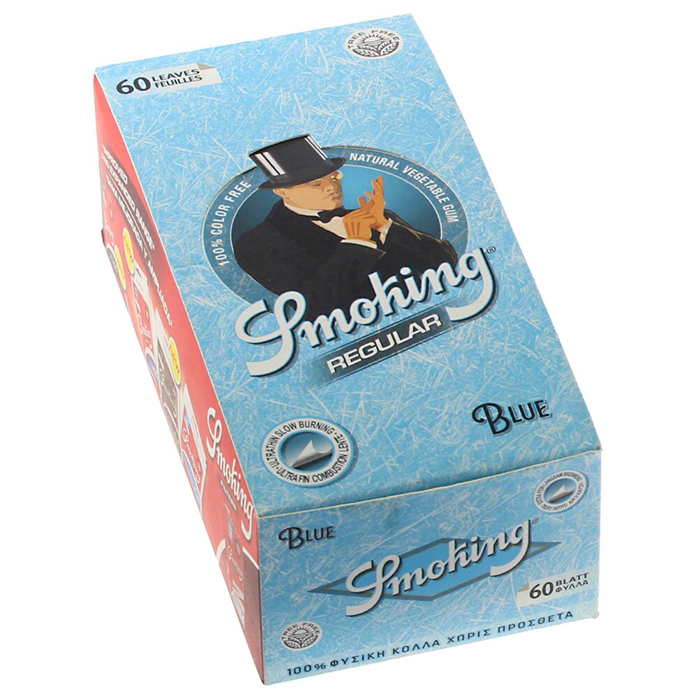 Foite Rulat Smoking Regular Blue Tree free, 50 bucati