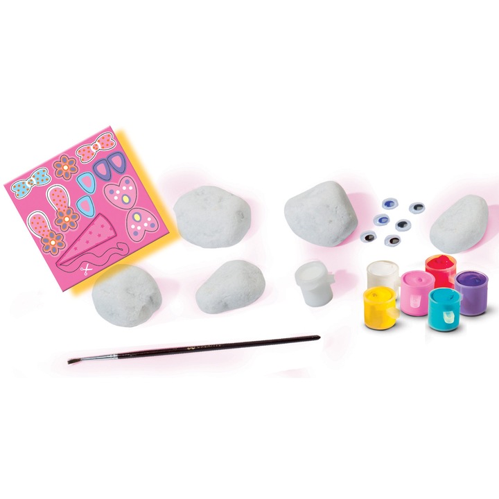 Set creativ - SES Hobby fete - Pictura pe pietre