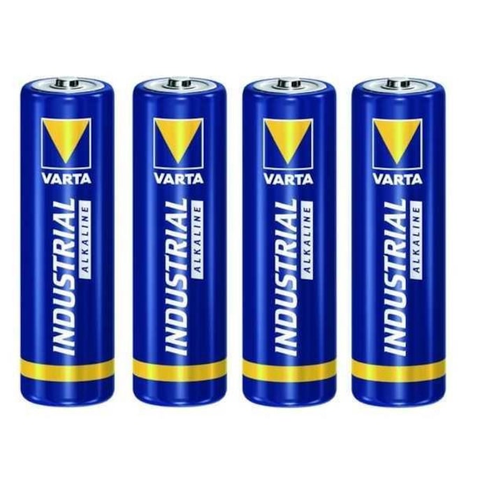 Set 4 Baterii Varta Industrial AA