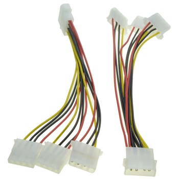 Cablu multiplicator molex (ide) 1 tata la 3 mama, 15cm, Active Cablu multiplicator molex (ide) 1 tata la 3 mama, 15cm, Active