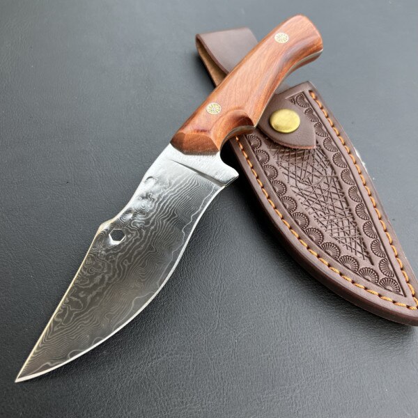 Cutit de bucatarie Damask Ayano Butcher, Handmade, stil japonez