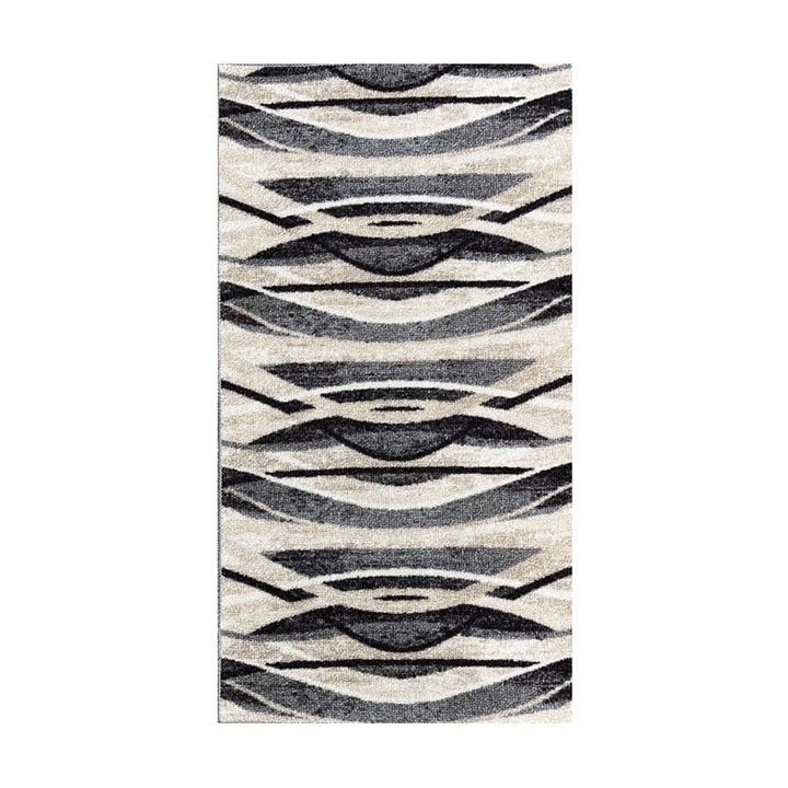 Килим Вълни, Мокетен, Сив, 160х240см