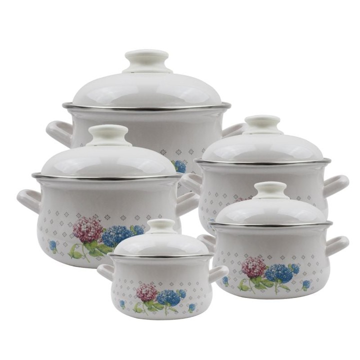 BONERA EK-10BON Zománcozott edények, 10 db