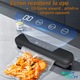 Aparat de vidat si sigilat alimente Mepi Tech® HB-508, 120 W, 33 cm x 6 cm, bara de lipire de 25 cm, Functii pentru vidare uscata/praf/lichid, Ecran LED, Display Digital, include 10 pungi, Design modern, Negru