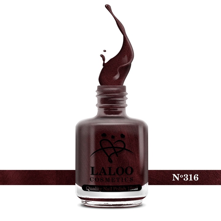 Oja clasica No.316 Metallic Ruby Laloo 15ml