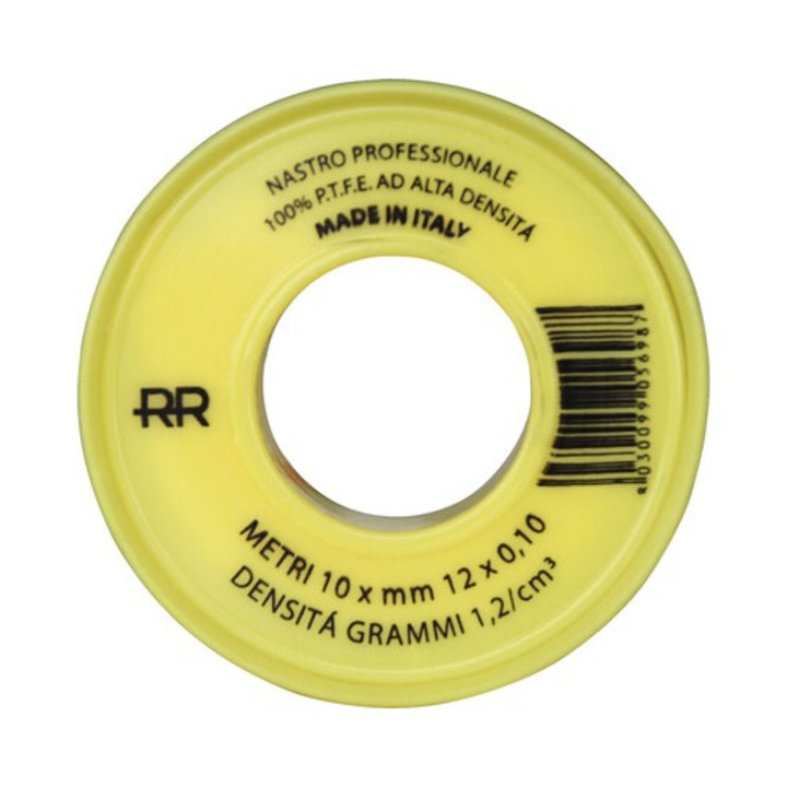 Banda PTFE pentru gaz 10mmx12mx0, 10mm