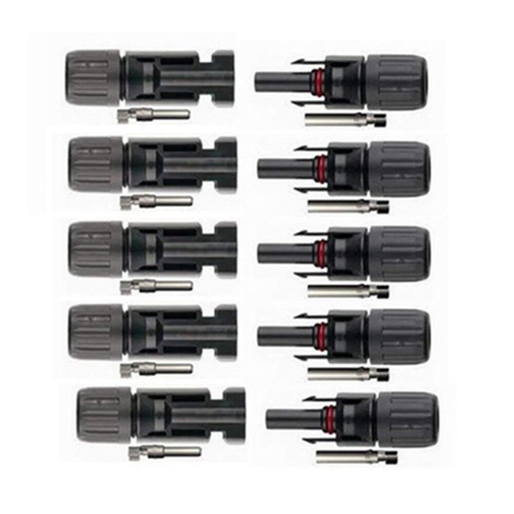 5 készlet MC4 DC Napelem csatlakozó DC apa - anya 30A 1000V