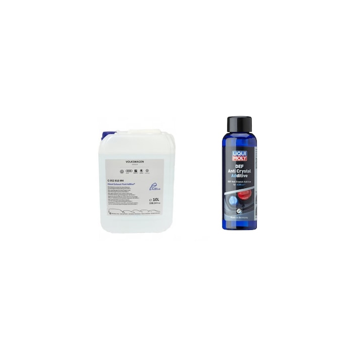 Set aditiv AdBlue OE VW 10L si aditiv anticristalizare AdBlue DEF Liqui moly 100ml