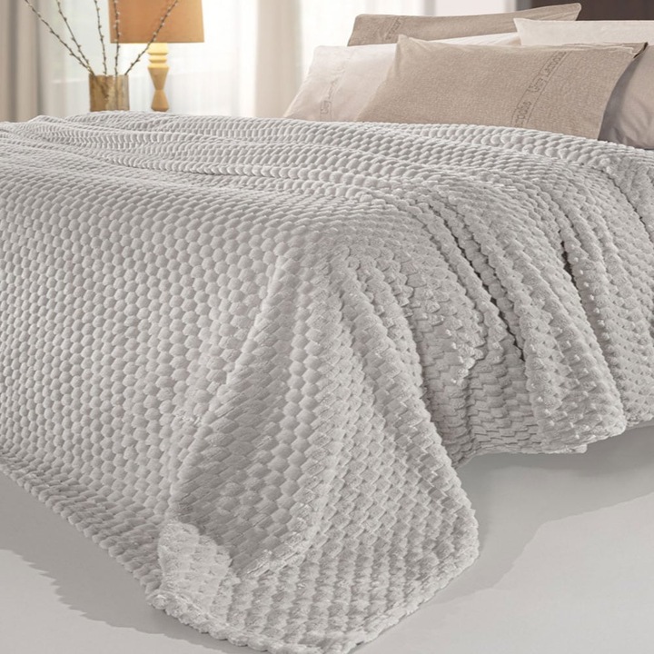 Set Paturi Guy Laroche, Kouberta Smoothie, 100% Microfiber, Multicolor, 160x220cm si 43x43cm