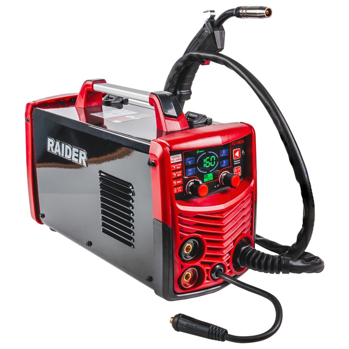 Инверторен електрожен Raider RD-IW39, 5в1, MIG/MAG&TIG&MMA, synergy, 160A