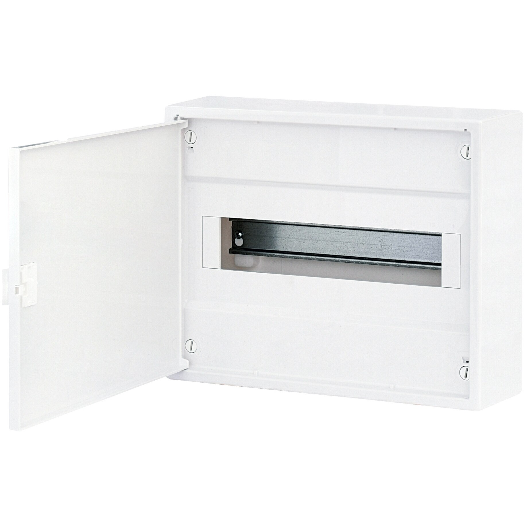 Pvc 12 Module Box Cofret PVC, 12 module, aplicat, IP40, usa alba, 001100243, ETI - eMAG.ro