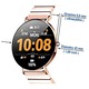Smartwatch, ceas smart modern, Hands free, extraplat, ultrasubtire, 6,8 mm, diametru 1,69 inch, 43 mm, cu functii si algoritmi noi de monitorizare activitate, ST8G, auriu roscat