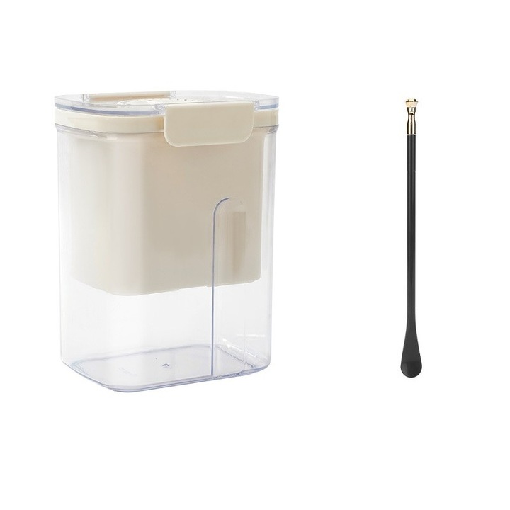 Комплект за преса за сирене Cyrax, цедка за кисело мляко, цедка за гръцко кисело мляко, цедка за мляко Черна лъжица 20x1,6 см, бяла, 18x9,7x13 см