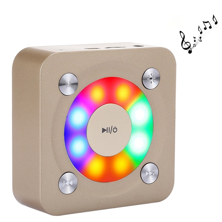 Boxa portabila A+ X2000, 20W RMS, IPX7, Autonomie 15 ore, Negru