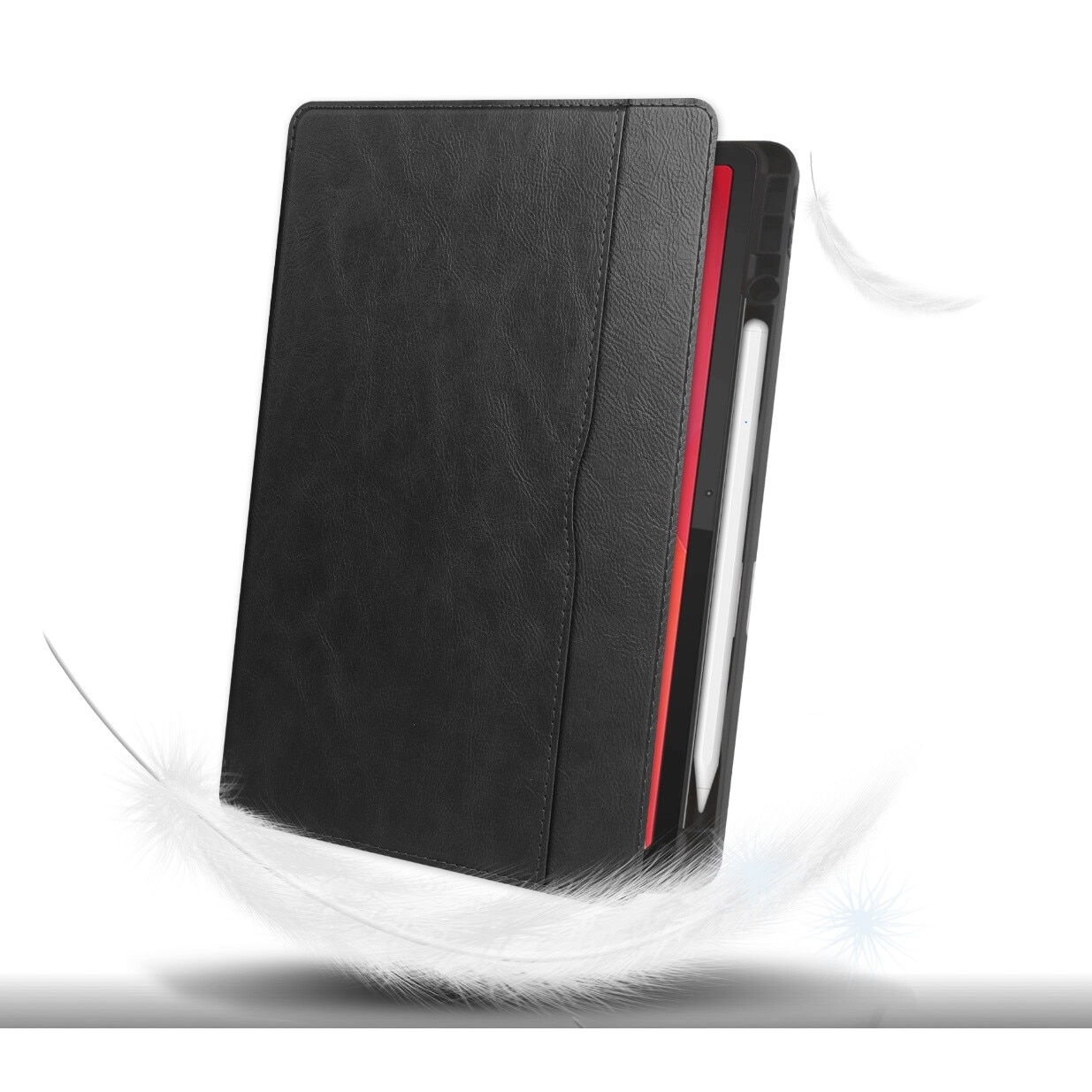 Carcasa Transparenta Pentru Creion Cu Card Pentru Lenovo Tab M11 10.95" 11" Tb330fu Tb330xu Tb331fc Negru