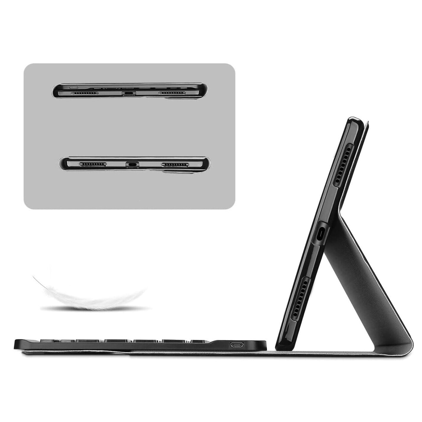 Tastatura Husa Si Bluetooth Pentru Xiaomi Mi Pad 6 / 6 Pro 11" 2023 Nergu