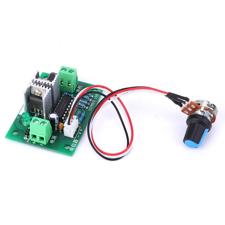 DC 12-24V 6A DC Modulul de control al vitezei motorului PWM Reglarea vitezei fara trepte