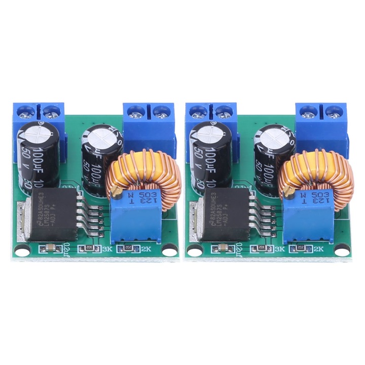 2 buc. Modul Boost Convertor ajustabil DC DC cu tensiune variabila 3~35V la 4~40V