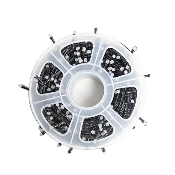 Instalatie Lumini Tip Rola, Liniara, 50m Lungime, 240 LED-uri, Lumina Albastra